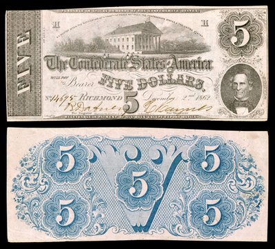 CSA-T53-$5-1862 by Keatinge and Ball